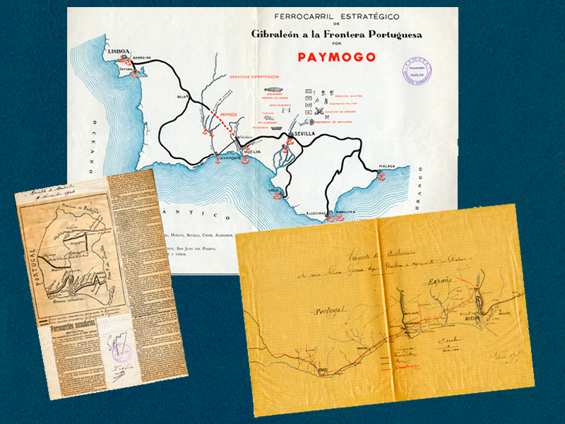 Planimetra de la construccin del Ferrocarril de Huelva a Ayamonte. Aos 1904-1942. Sign. D-0319-006