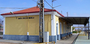 Estacin de Santa Cruz de Mudela, km. 239 de la lnea de Alcazar de San Juan a Cdiz. Ao 2008 - 2008 - Santa Cruz de Mudela (Ciudad Real)