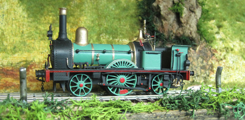 Modelo esttico de la locomotora de vapor 1 “Tardienta”