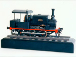 Modelo de locomotora de vapor tipo 030T Sar (Alberto Dez Ponce, dcada 1960). Escala: 1:30  Pieza IG: 00845