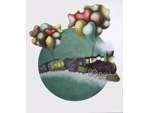 El explorador de sue�os. Susana Ferreiro Sal (T�cnica mixta, 2022). Medidas: 71 x 60 cm. Donaci�n: la autora - Pieza IG: 07924