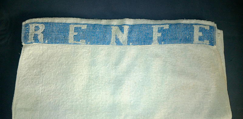 Toalla de mano de RENFE